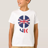 PROJECTED FLAG UK / ENGLAND BY MASANSER T-SHIRT (Voorkant)