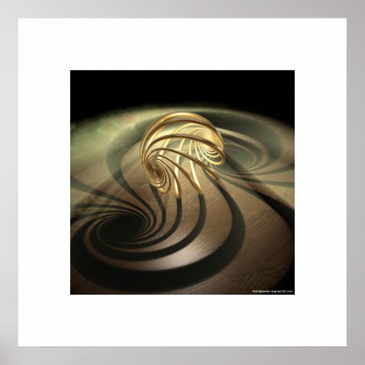 Projectie van licht door Loxodrome Poster (Voorkant)