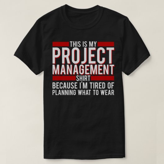 Projectmanager Dit is mijn projectmanagement BEC T-shirt (Design voorkant)