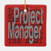 Projectmanager Extraordinaire Keramisch Ornament (Achterkant)