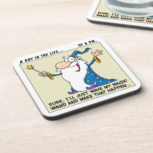 Projectmanager Magische Machten Drankjes Onderzetter (Linkerzijde)