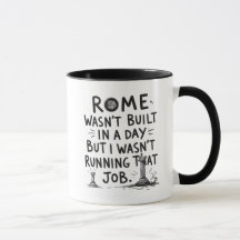 Projectmanager Mok, Rome is niet in één dag gebouw