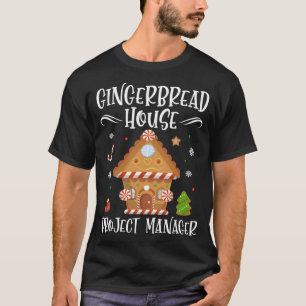 Projectmanager van Gingerbrood House Baking Xmas T-shirt