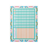 Projectplanner ADHD Girl's Women's Weekly Tracker Notitieblok (Gedraaid)