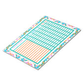 Projectplanner ADHD Girl's Women's Weekly Tracker Notitieblok (Schuin)