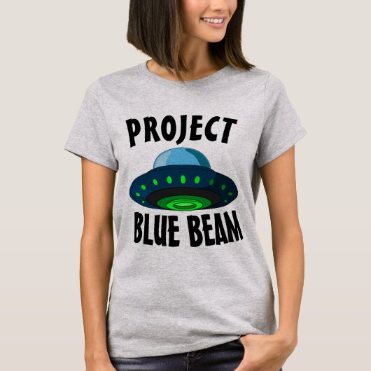 PROJET OVNI FEU BLEU T-SHIRTS TEE - SHIRTS (Devant)