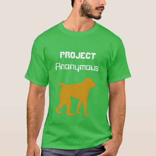 Projet T-shirt Baboon anonyme (Devant)