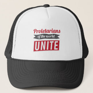 Proletariërs van de wereld UNITE Trucker Pet