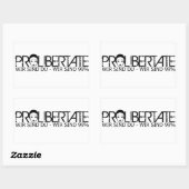 ProLibertate Autocollants Rectangle (Feuille)