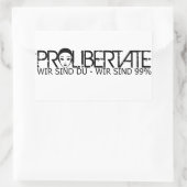 ProLibertate Autocollants Rectangle (Sac)