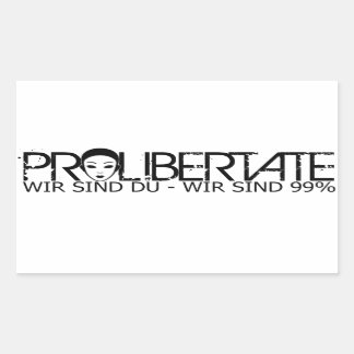 ProLibertate Autocollants Rectangle