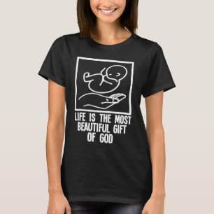 ProLife antiabortus Kies voor levenslange ProLife T-shirt