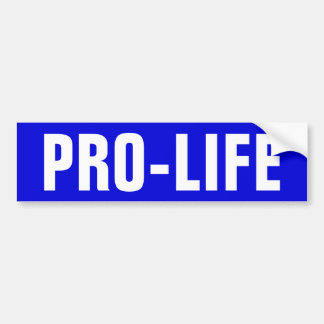 ProLife Bumpersticker