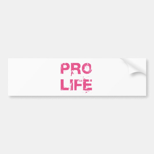ProLife Bumpersticker (Voorkant)