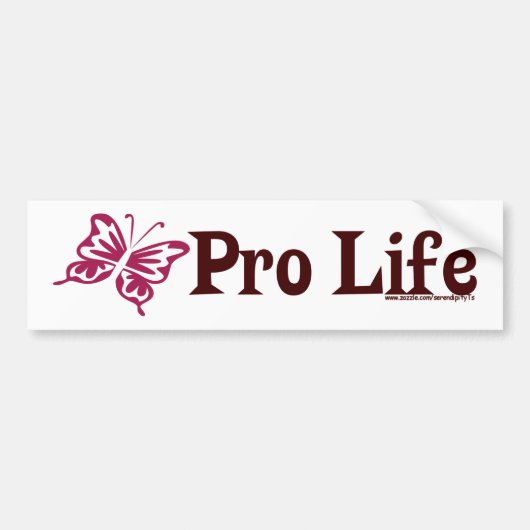 ProLife Bumpersticker (Voorkant)