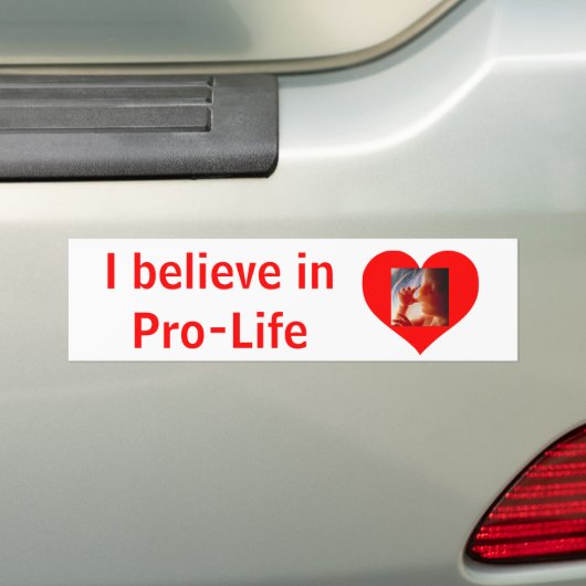 ProLife Bumpersticker (Op auto)