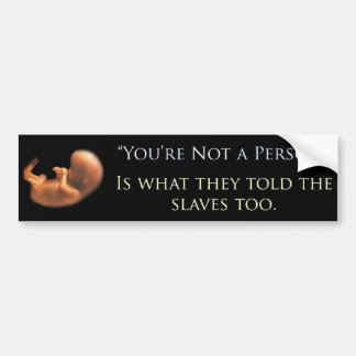 ProLife Bumpersticker
