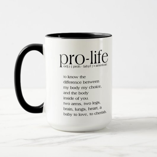ProLife-definitionkoffie-Mok Mok (Links)