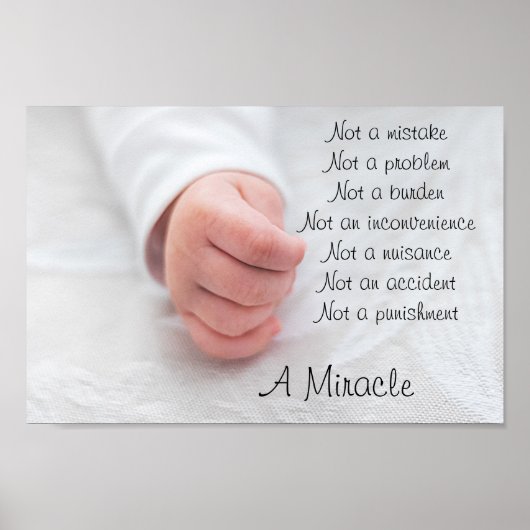 ProLife-Poster Poster (Voorkant)