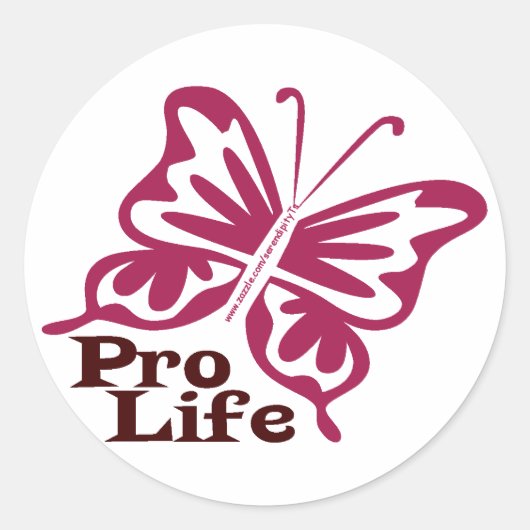 ProLife Ronde Sticker (Voorkant)