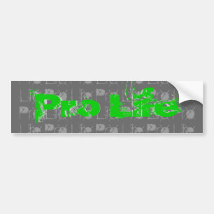 ProLife Teen-jongens Bumpersticker