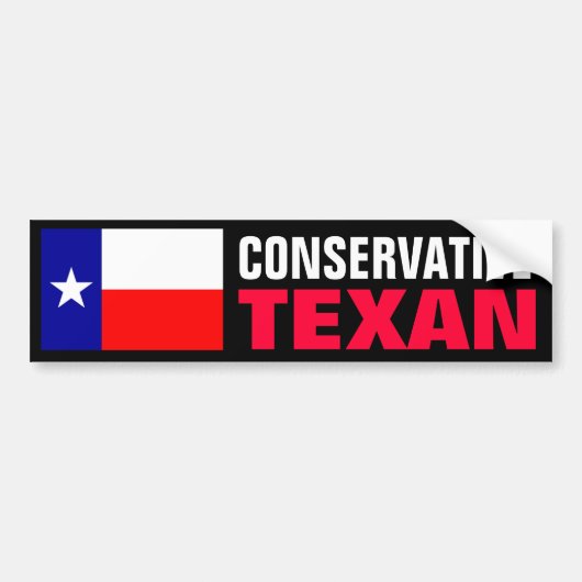 ProLife Texan Bumpersticker (Voorkant)