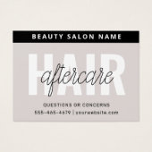 Prolongation simple moderne des cheveux Carte de s (Devant)