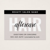 Prolongation simple moderne des cheveux Carte de s (Devant)