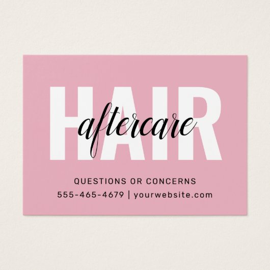 Prolongation simple moderne des cheveux Carte de s (Devant)