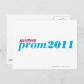 Prom 2011 - Aqua Briefkaart (Voorkant / Achterkant)