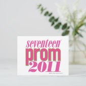 Prom 2011 - Lt. Pink Briefkaart (Staand voorkant)