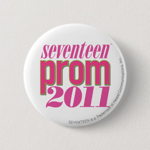 Prom 2011 - Lt. roze Ronde Button 5,7 Cm