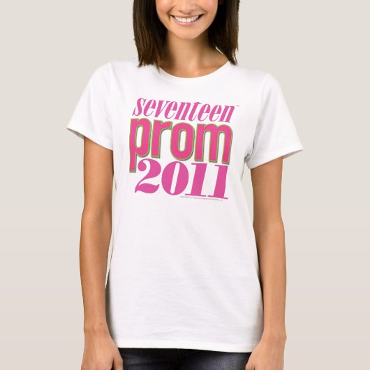 Prom 2011 - Lt. roze T-shirt (Voorkant)