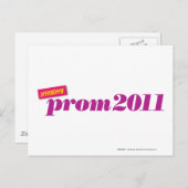 Prom 2011 - Paars Briefkaart (Voorkant / Achterkant)