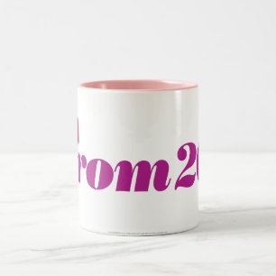 Prom 2011 - Paars Tweekleurige Koffiemok