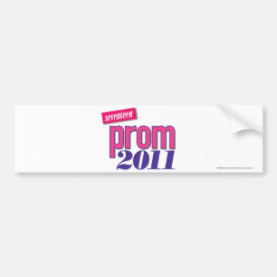 Prom 2011 - roze bumpersticker