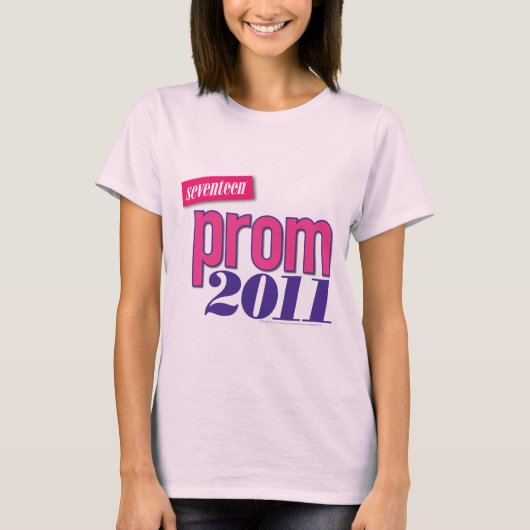 Prom 2011 - roze t-shirt (Voorkant)