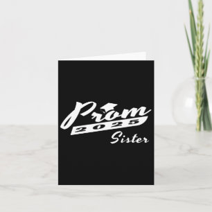 Prom 2025 Sister Matching Familie Afstuderen Cap A Kaart