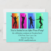 Prom Après Les Invitations De Danse (Dos)