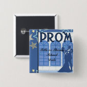 Prom Button Sjabloon (Voorkant /achterkant)