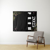 Prom Confetti Afstuderen Achtergrond Wandkleed (In Situ (horizontaal))