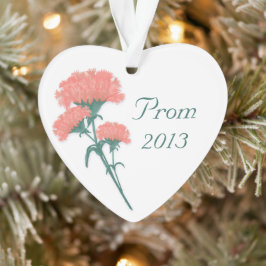 Prom Keepomwille met traditionele roze anjers Ornament