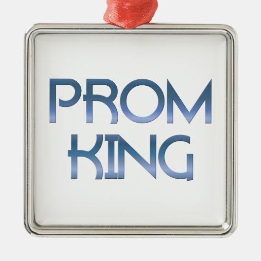 Prom King Metalen Ornament (Voorkant)