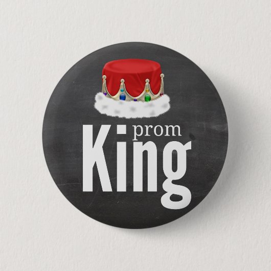 Prom King Ronde Button 5,7 Cm (Voorkant)