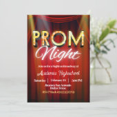 Prom Night - Broadway Invitation Kaart (Staand voorkant)
