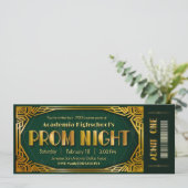 Prom Night - Gatsby Uitnodigingskaart Kaart (Staand voorkant)