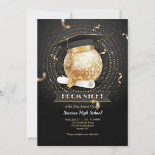 Prom Night Invitation Kaart