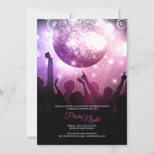 Prom Night Invitations Kaart (Voorkant)