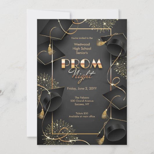Prom Night Invitations Kaart (Voorkant)