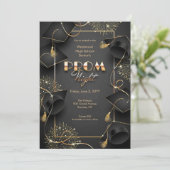 Prom Night Invitations Kaart (Staand voorkant)
